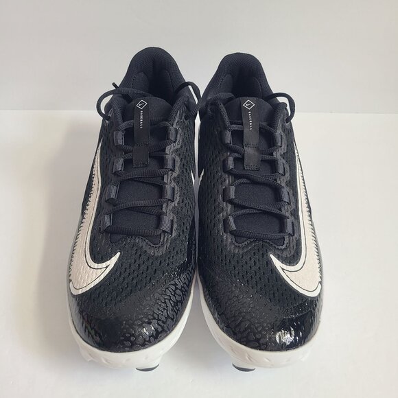 NEW Nike Alpha Huarache Elite 4 Low Baseball Cleats FD6221-001 Size 13 Black main image 4